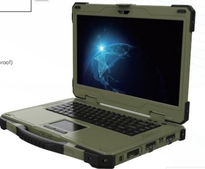 China Militar reforçar notebook, reforçar labtop, 14 polegadas Single Screen Rugged laptop portátil à venda