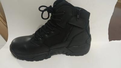 China Anti Slip Lightweight Combat Boots With Rubber Outsole , Cushioning for sale