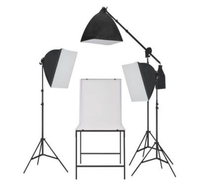 China Photo studio equipment 3 softbox lights and product photography table sets for sale