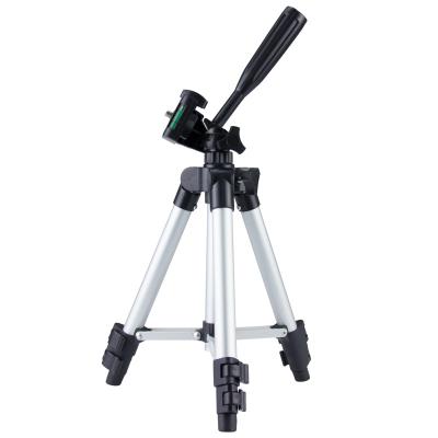 China 3 Way Head Allows for Tilt and Swivel 65cm/25.6inch Motion Photography Camera Video Mini Tripod Aluminum Silver Portable Desk for sale