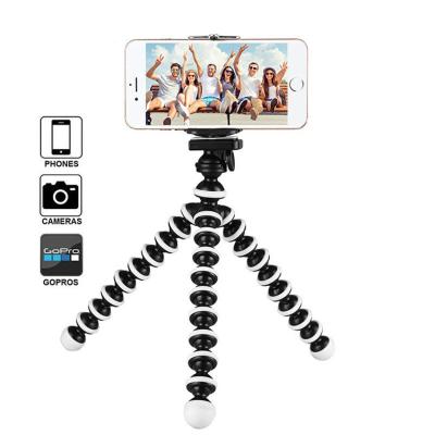 China 10 Inch PORTABLE Flexible Phone Tripod Adjustable Mobile Phone Camera Tripod Stand For Phone Camera for sale