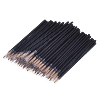 China Disposable Smudge Brush 50Pack Eyeliner Brushes Applicator Makeup Eye Liner Wands for sale