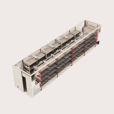 China NFT For Lettuce Hydroponic Growing Equipment NFT Frame Container Hydroponic Farm for sale