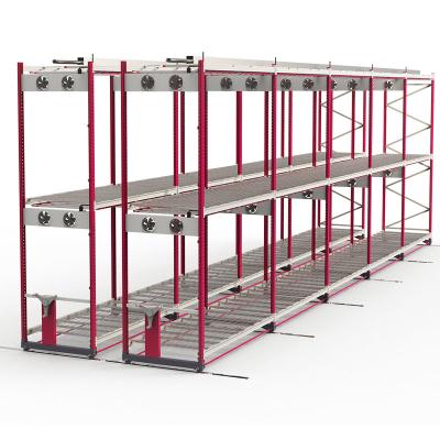 China Farms Agriculture Vertical Cultivate System Plant Grow Micro Green Racks Racks for sale