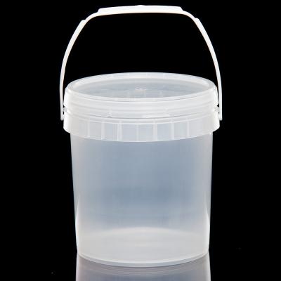 China 1 Gallon Sealable Plastic Water Storage Bucket With Lids for sale