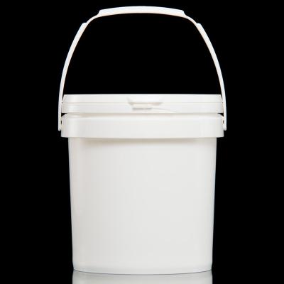 China Paint Plastic High Temperature Storage 1 Gallon Bucket With Handle for sale