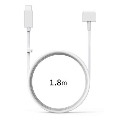 China Wholesale 60w 1.8m Magnetic Cable 87w Type C to USB C to Magnet Charging Cable for Macbook Pro 100w AN-HB-003 for sale