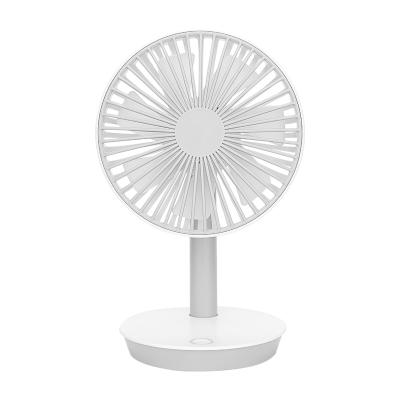 China Promotion Customized Car Adjustable Portable Desktop Rechargeable Anion Fan Chargeable Angle Fan for sale