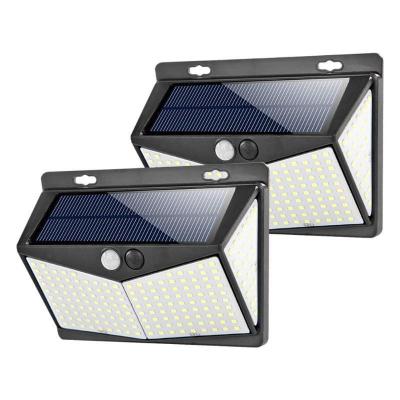 China Garden 212 LED Motion Sensor Waterproof Wireless Solar Garden Wall Lights Outdoor for sale