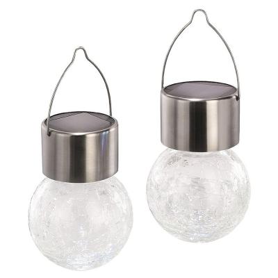 China Solar Ball Festival Light Slit Solar Party Light Night Light Decoration Glass Ball LED Night Light Outdoor Hanging Lighting Home for sale