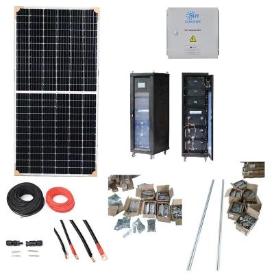 China 48V15KW home solar system with lithium battery solar power system for home use for sale