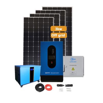 China Home 3kw Off Grid Solar Systems 5kw Complete Inverter Solar Power System For Home Solar Power Systems for sale