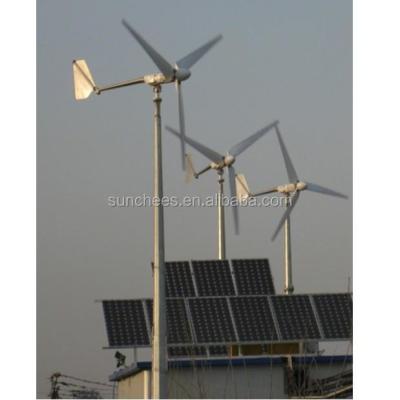 China Wind Hybrid System Wind Solar Hybrid System, 5KW Wind Turbine + 5kw Solar Panel for sale