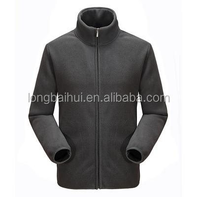 China Waterproof Mens Fleece Softshell Jacket With High Collar For Leisure Sport for sale