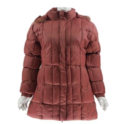 China Breathable Women's Long Jacket Padded In Clothing Stock for sale