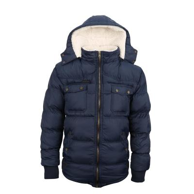 China Outdoor Breathable Winter Plus Size Fashion Thick Hoody Bomber Jacket Windproof OEM Service For European Market for sale