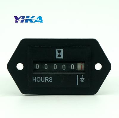 China Construction Machinery YIKA SYS-1 Motor Timer DC 12V AC 220V Running Mechanical HOUR METER for sale