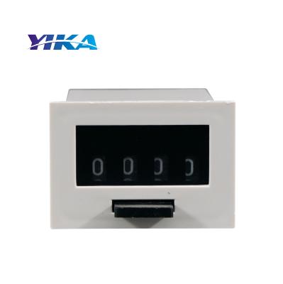 China Petroleum and chemical industry. Counter AC220V AC110V DC12V DC24V electromagnetic industrial textile counter YIKA MCF-4X 0-9999 for sale