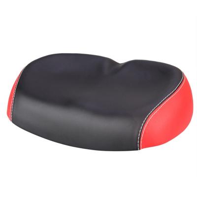 China Cycling Soft Wide Noseless Bike Seat, Dropshipping Universal Replacement Big Ass Breathable Cushion Pad Pad Bicycle Saddle Y17005B for sale