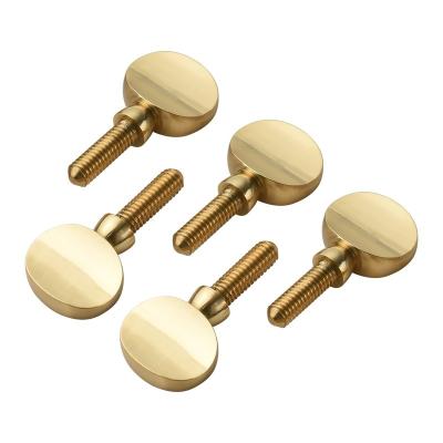 China 5pcs Brass Sax Neck Clamp Screws Saxophone Replacement Parts Copper Attachment Neck Receiver Clamping Screw Univer I7640 for sale