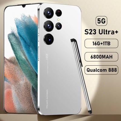 China Dual SIM Card Free Shipping S23 Ultra 6.8 Inch Smartphones 4G/5G Network Cell Phone 16G+1TB Dual Sim Android Unlocked Mobile Phone for sale