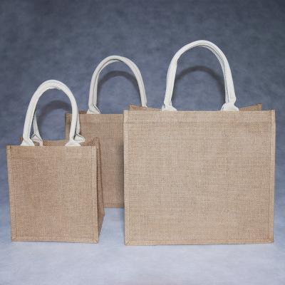 China Custom Jute Tote Bag Jute Bag Jute Yute Bolsa Handbags Eco - Friendly Wholesale for sale