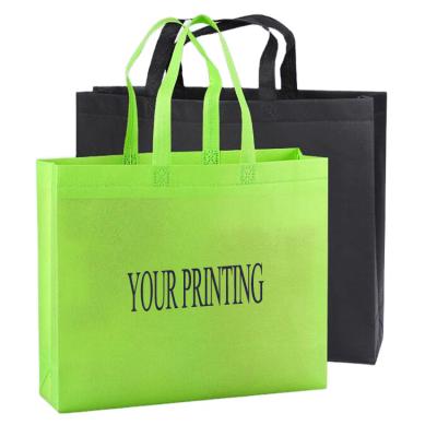 China Grocery Tote Pp Non Woven Bag Reusable Nonwoven Shopping Fabric Laminated Promotion Eco - Friendly for sale