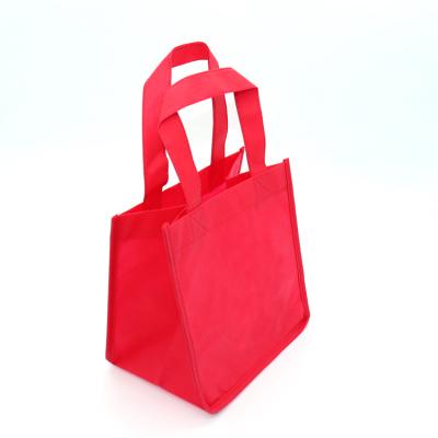 China Wholesale Custom Factory Logo T-Shirt Shopping Grocery Eco-Friendly Laminated Tote Non-Woven Vest Bag for sale