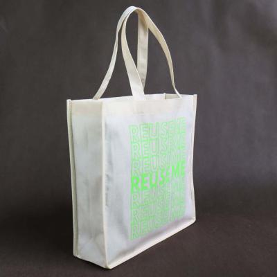 China Eco Handled Bamboo Cloth Wholesale Bamboo Grocery Shopping Bag Tote Bags With Logo for sale