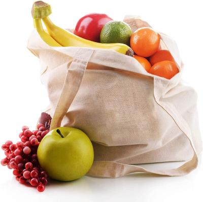 China FeiFei Vegetables Eco-friendly Fruits Carry Reusable Shopping Bag Bags Customized Canvas Cotton Fruit Bag for sale