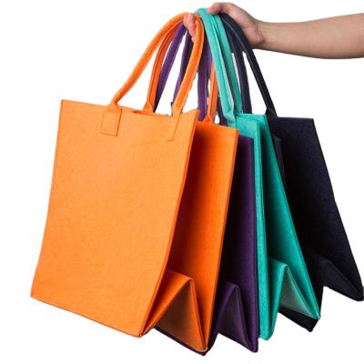 China Wholesale Customized Buying Colorful Felt Handbags Eco - Friendly for sale