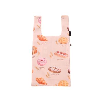 China Eco Friendly Environment Foldable Shopping Bag Polyester Eco-friendly Folding Large Capacity Shopping Bag (30cm for sale