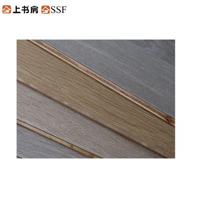 China Traditional Customized Natural Solid Wood Flooring 15MM Engineered Pine Three-Layer Color Composite Wood Flooring for sale