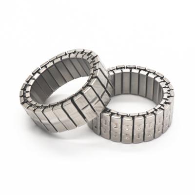 China Factory Direct Selling FASHIONABLE Stainless Steel Stretch Ring Jewelry Adjustable Ring Fashion Elastic Ring for sale