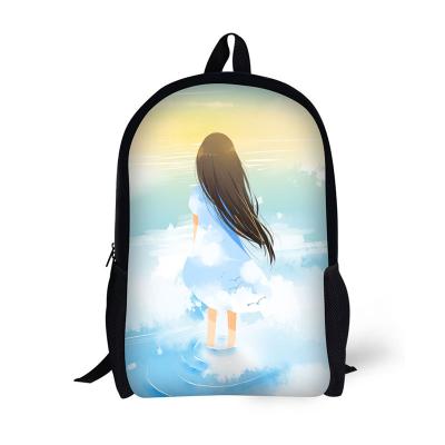 China DIY Printing Custom Printed Back To School Backpack Boys Girls School Bag Mochilas for sale