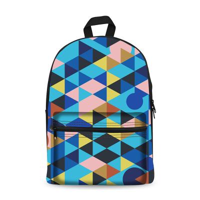 China Comfortable Online Shopping Durable Canvas School Bag Backpack For High School for sale