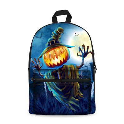 China DIY Printing Hot Selling Printed Backpack Canvas School Bookbags Custom Kids Mochila for sale