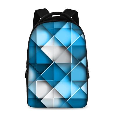 China Retail Large Capacity 17 Inch Laptop Bag School Backpack With Sublimation Print for sale