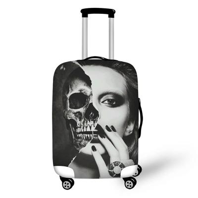 China Durable Spandex Printing Luggage Cover Custom Suitcase Cover Feature For Traveling for sale