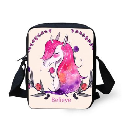 China 2020 Hot Selling Reusable Cute Unicorn Shoulder Messenger Bags Online Shopping Free Shipping For Kids for sale