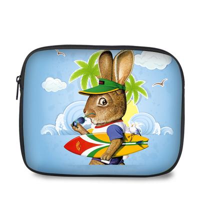 China Lovely Lightweight Universal Rabbit Print Cartoon Shockproof Case For Tablet Pouch For Ipad for sale