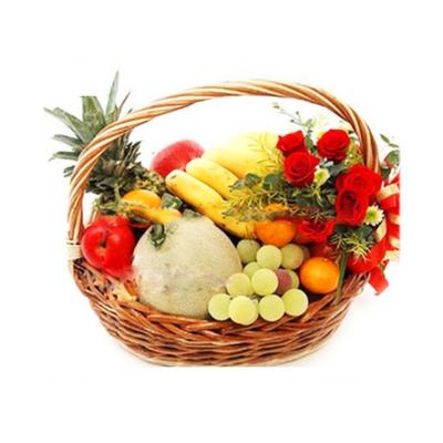 China China Cheap Decorative Rattan Fruit Basket For Sale for sale