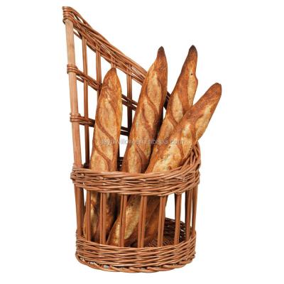 China High quality hot sale empty wicker bread basket workable for decoration for sale