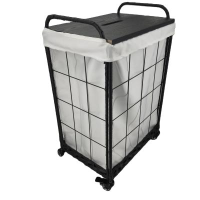 China 2021 NEW Contemporary Storage Wire PE PP Wicker Laundry Basket for sale