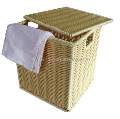 China Laundry Hamper Wicker Basket Viable Dirty Clothes Hamper for sale