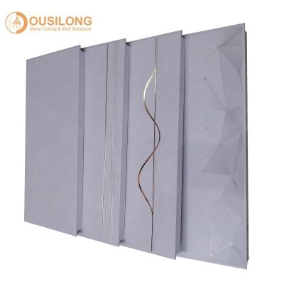 China Integrated Ceilings Fireproof Decorative Panels Suspended Clip In Ceiling Panel Aluminum Ceiling Tiles for sale