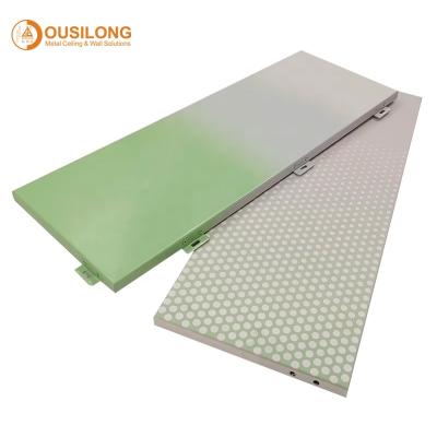 China Modern Commercial Exterior Facade Decoration Cladding Panel Aluminum Wall Panels for sale