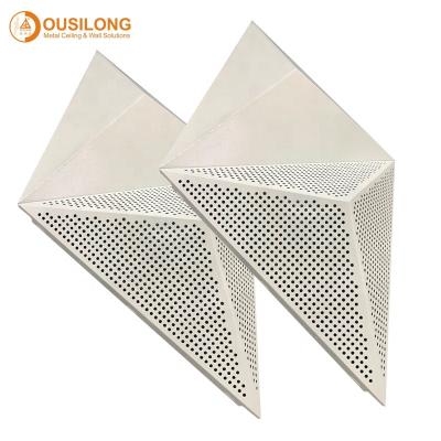 China Modern 3d design interior wall molding facade panel metal cladding perforated aluminum wall panel for sale