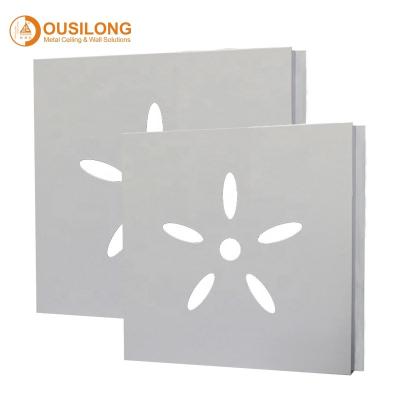 China Modern Perforated Aluminum Wall Panel Curved Ceiling Panel Metal Facade Exterior Interior Cladding for sale