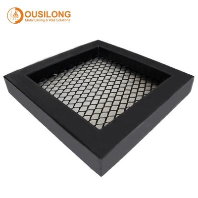 China Integrated Interior Aluminum Expanded Ceilings Stretch Mesh Ceiling Panel Decorative Wall Panels for sale